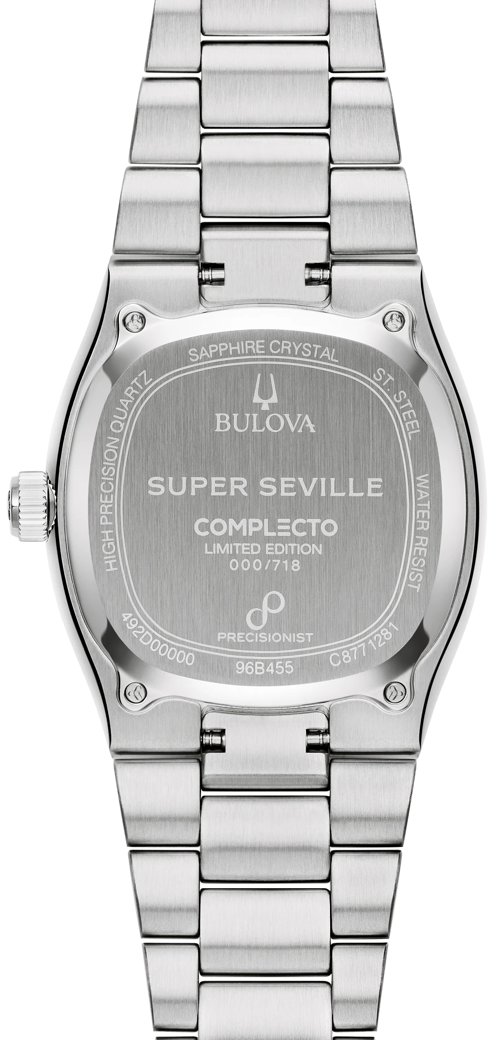 Dial Stainless Steel Bracelet Super Seville 96B455 | Bulova